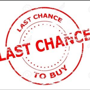 Last chance to purchase! Most items will be taken down on Sat. August 13th.